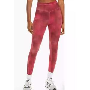 Free People FP Movement Reversible Beat the Heat Leggings Red Combo Size Medium‎